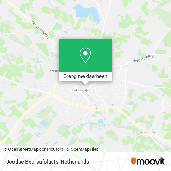 Joodse Begraafplaats kaart