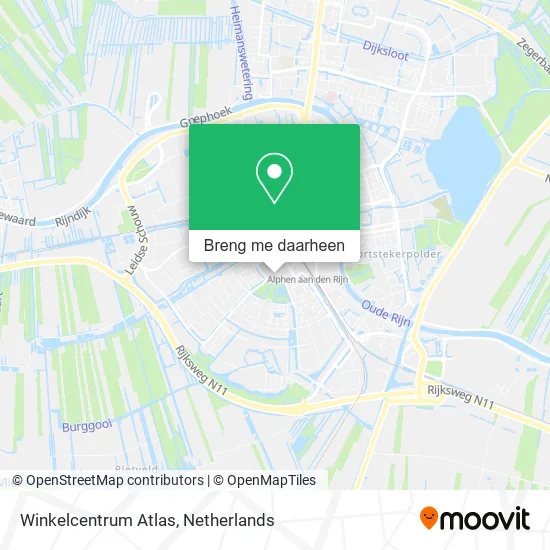 Winkelcentrum Atlas kaart