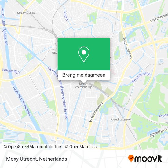 Moxy Utrecht kaart