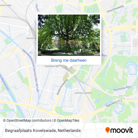 Begraafplaats Kovelswade kaart