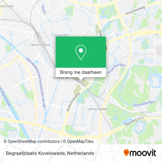 Begraafplaats Kovelswade kaart