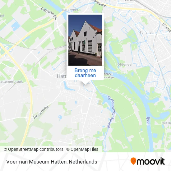 Voerman Museum Hatten kaart