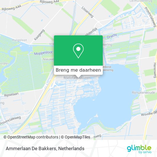 Ammerlaan De Bakkers kaart