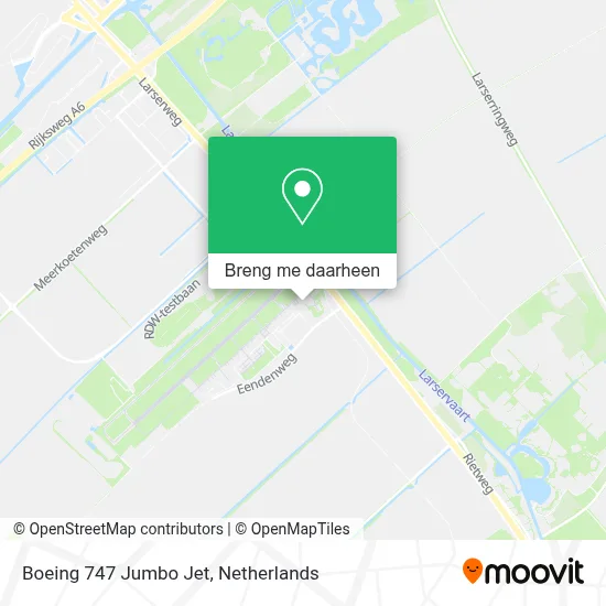 Boeing 747 Jumbo Jet kaart