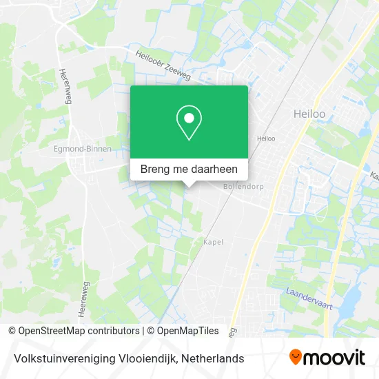 Volkstuinvereniging Vlooiendijk kaart