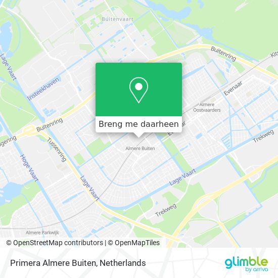 Primera Almere Buiten kaart