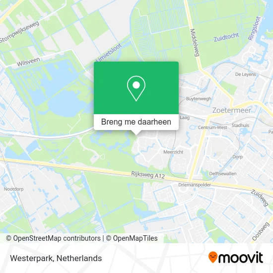 Westerpark kaart