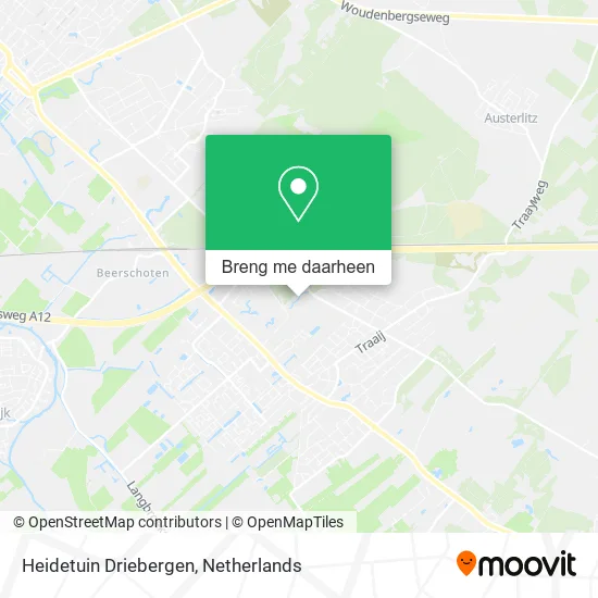 Heidetuin Driebergen kaart