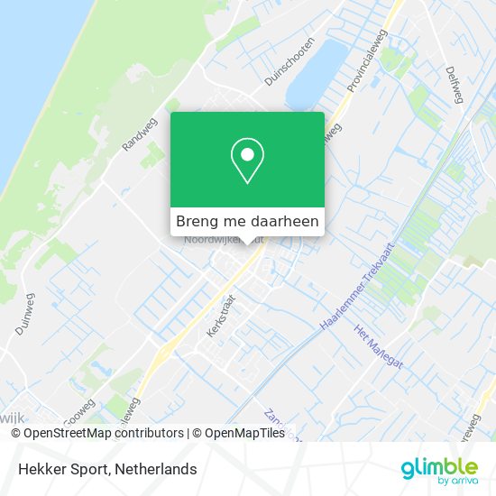 Hekker Sport kaart