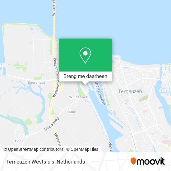 Terneuzen Westsluis kaart
