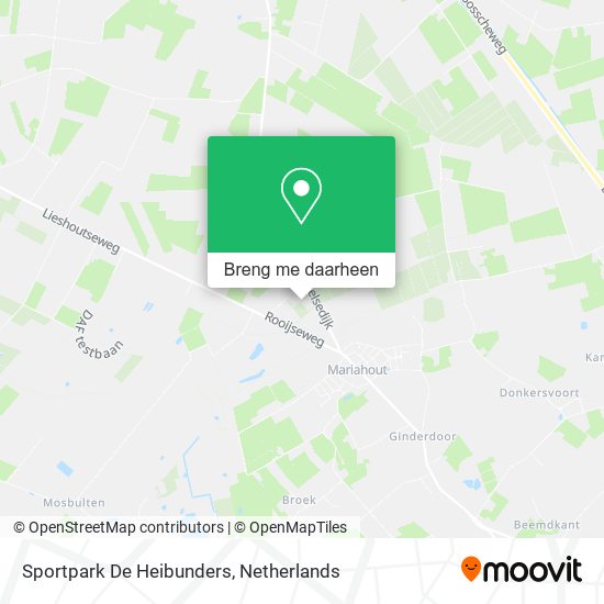 Sportpark De Heibunders kaart