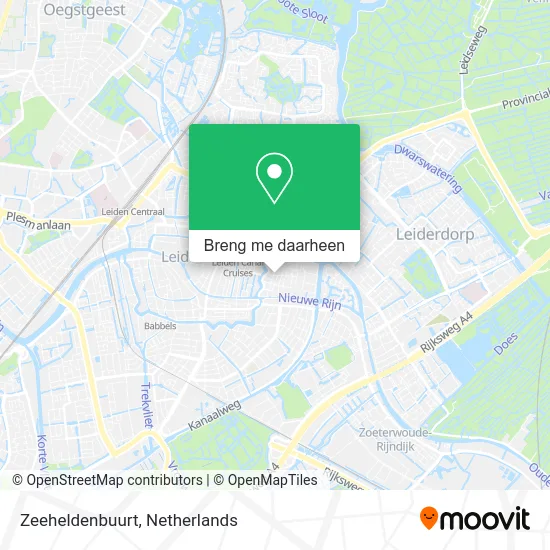 Zeeheldenbuurt kaart