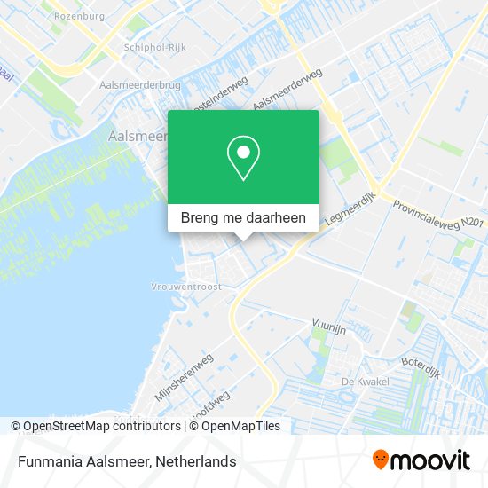 Funmania Aalsmeer kaart
