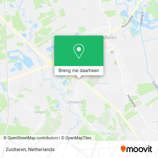 Zuidlaren kaart