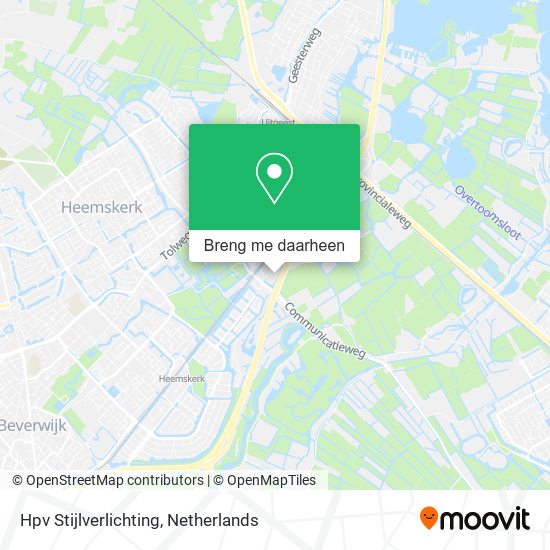 Hpv Stijlverlichting kaart