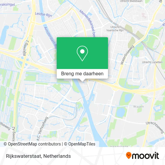 Rijkswaterstaat kaart