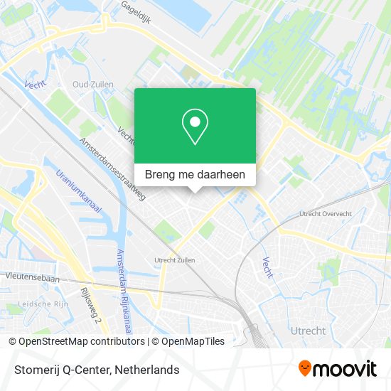 Stomerij Q-Center kaart