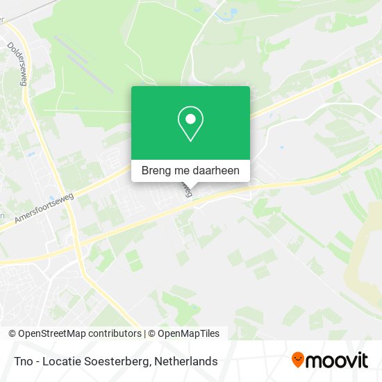 Tno - Locatie Soesterberg kaart