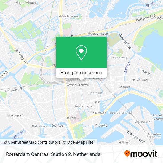 Rotterdam Centraal Station 2 kaart