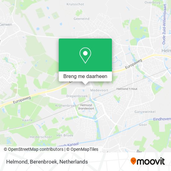 Helmond, Berenbroek kaart