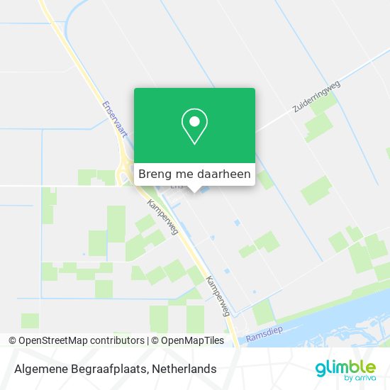 Algemene Begraafplaats kaart