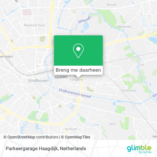 Parkeergarage Haagdijk kaart