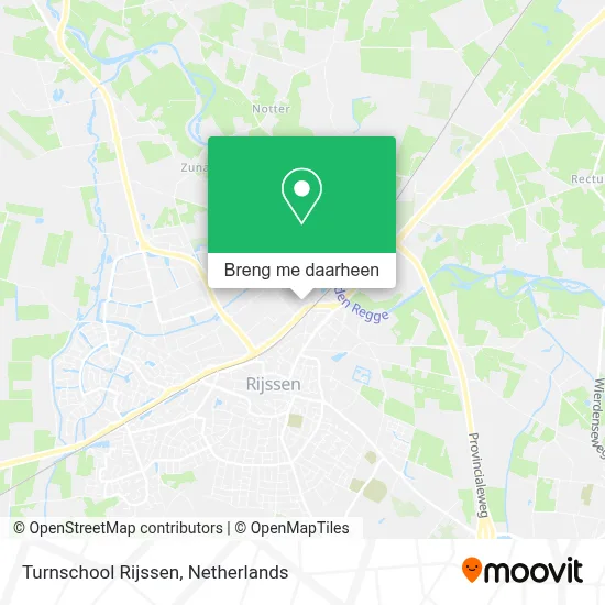 Turnschool Rijssen kaart