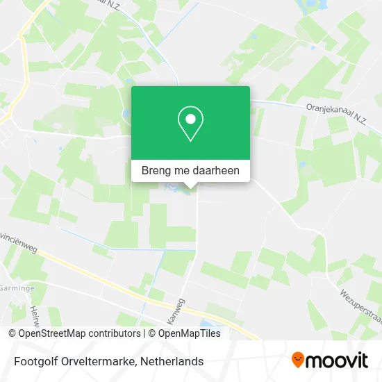 Footgolf Orveltermarke kaart