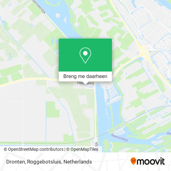 Dronten, Roggebotsluis kaart