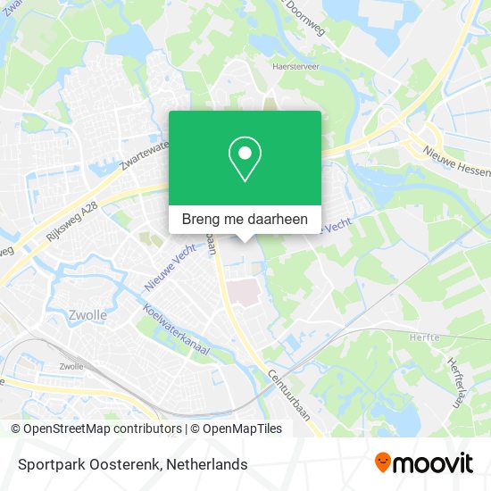 Sportpark Oosterenk kaart