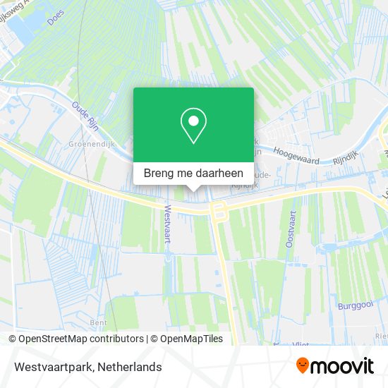 Westvaartpark kaart