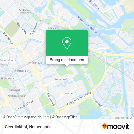 Geerdinkhof kaart