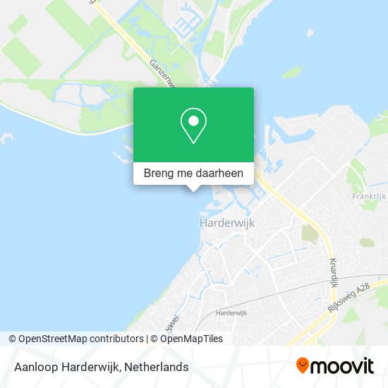 Aanloop Harderwijk kaart