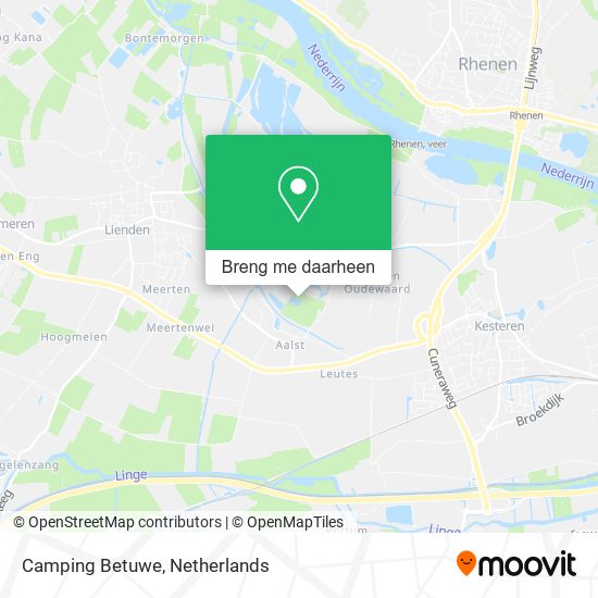 Camping Betuwe kaart