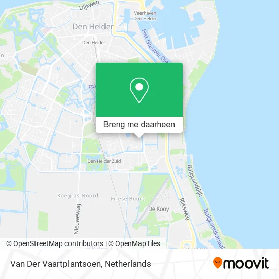 Van Der Vaartplantsoen kaart