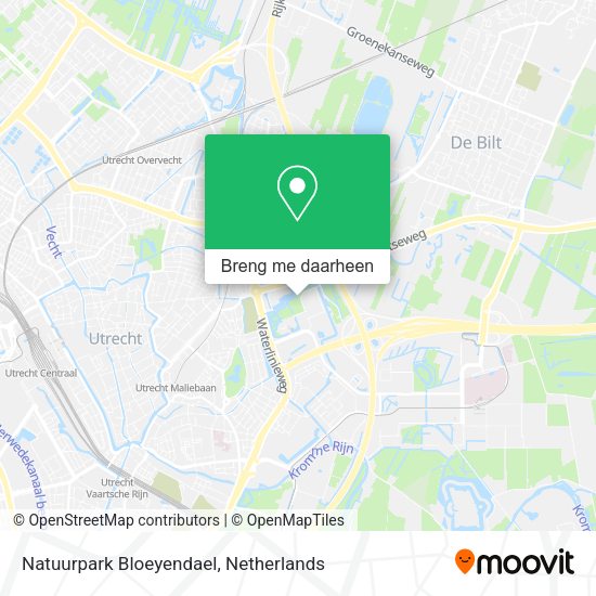 Natuurpark Bloeyendael kaart