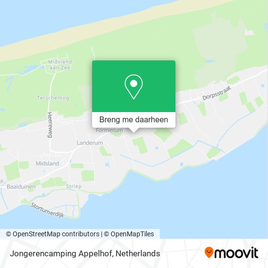 Jongerencamping Appelhof kaart