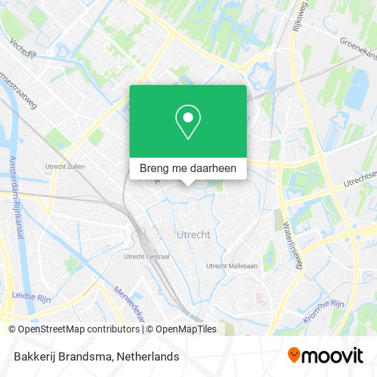 Bakkerij Brandsma kaart