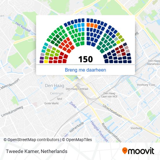 Tweede Kamer kaart