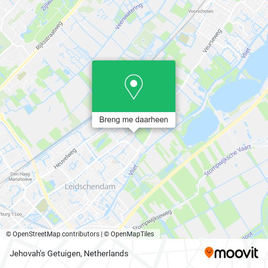 Jehovah's Getuigen kaart