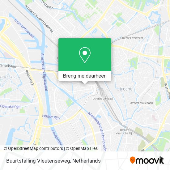 Buurtstalling Vleutenseweg kaart