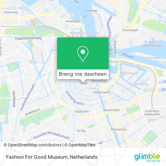Fashion For Good Museum kaart