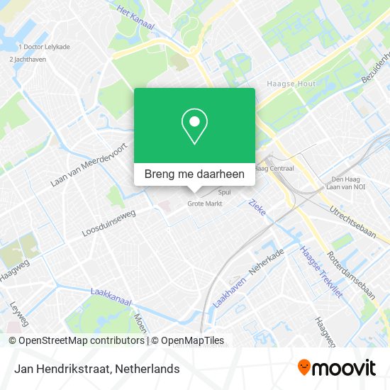 Jan Hendrikstraat kaart