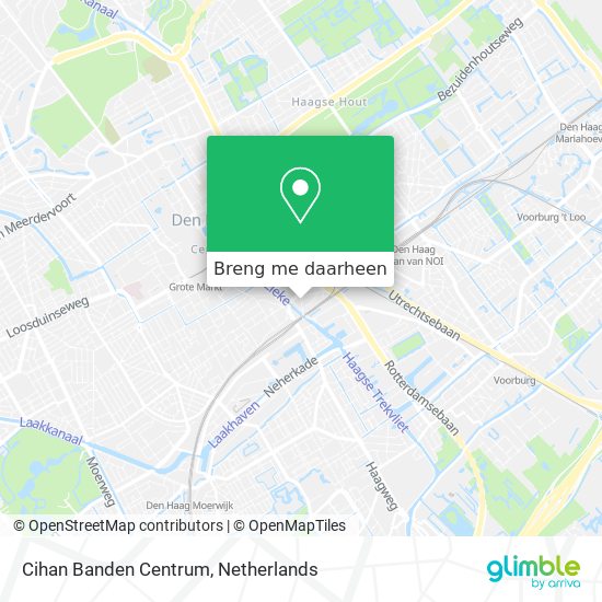 Cihan Banden Centrum kaart