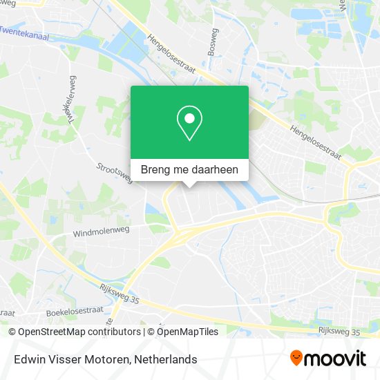 Edwin Visser Motoren kaart