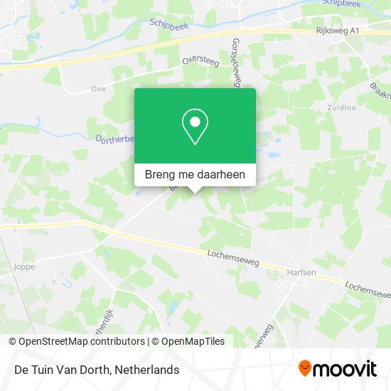 De Tuin Van Dorth kaart