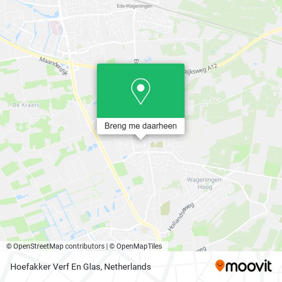 Hoefakker Verf En Glas kaart