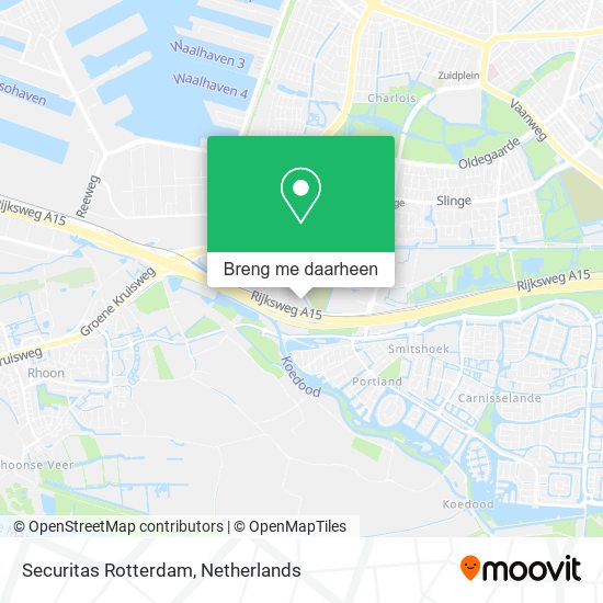 Securitas Rotterdam kaart