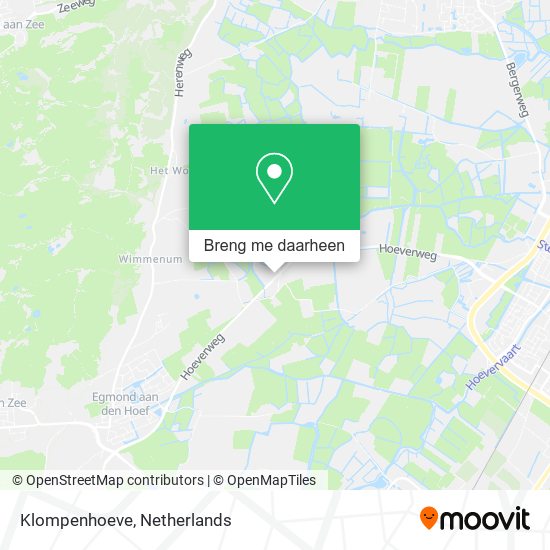 Klompenhoeve kaart