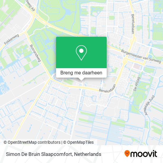 Simon De Bruin Slaapcomfort kaart